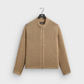 Kith Crochet Luke Zip Front Sweater - Durum