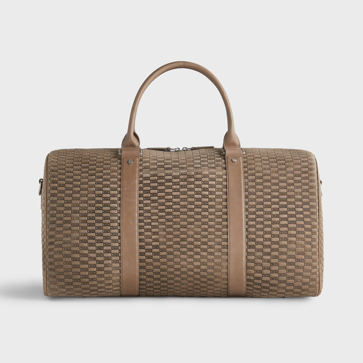 Kith Monogram Suede Duffle Bag - Taupe