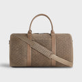 Kith Monogram Suede Duffle Bag - Taupe