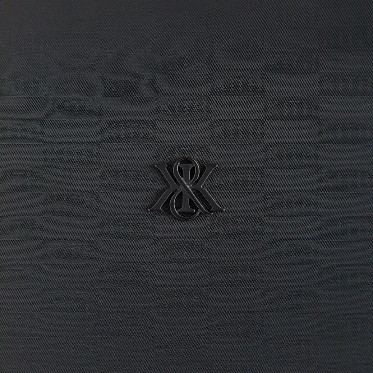 Kith Monogram Nylon Leather Duffle Bag - Black