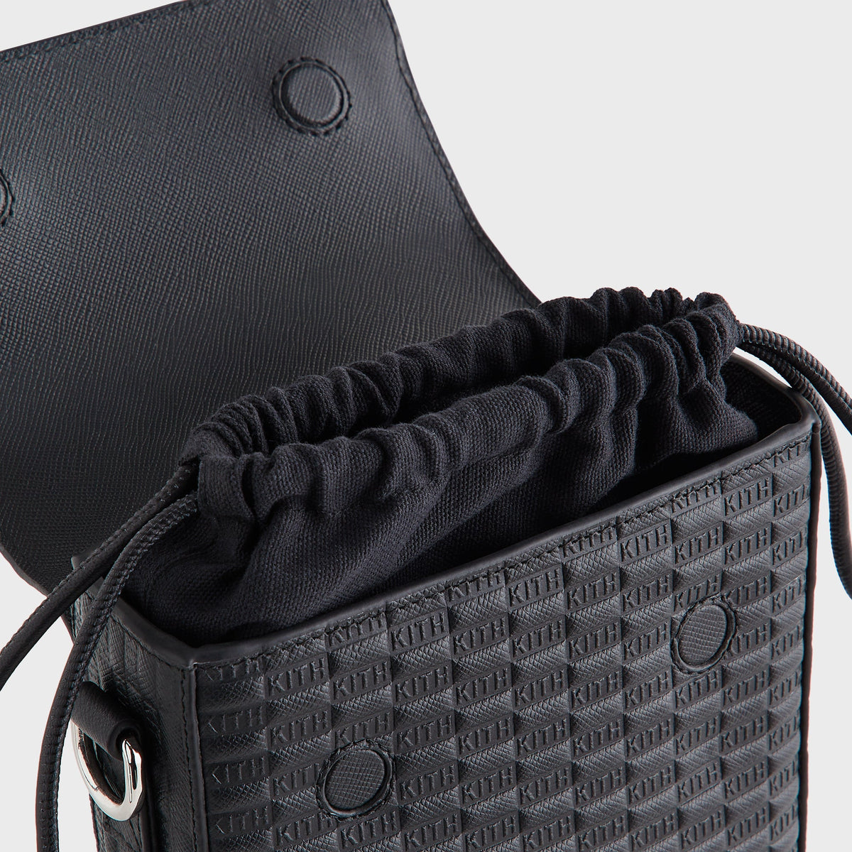 Kith Monogram Leather Explorer Pack - Black