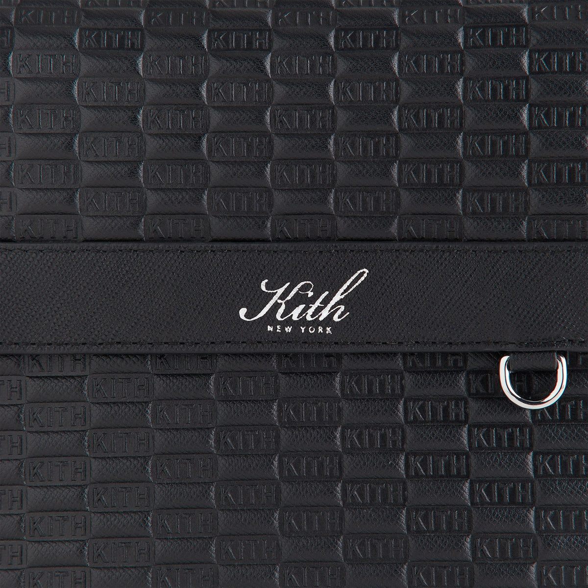 Kith Monogram Leather Explorer Pack - Black