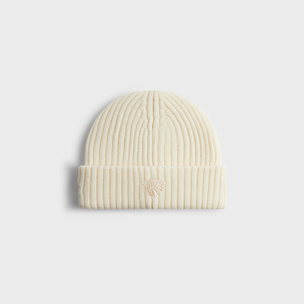Kith for the New York Knicks Superman Logo Beanie - Sandrift