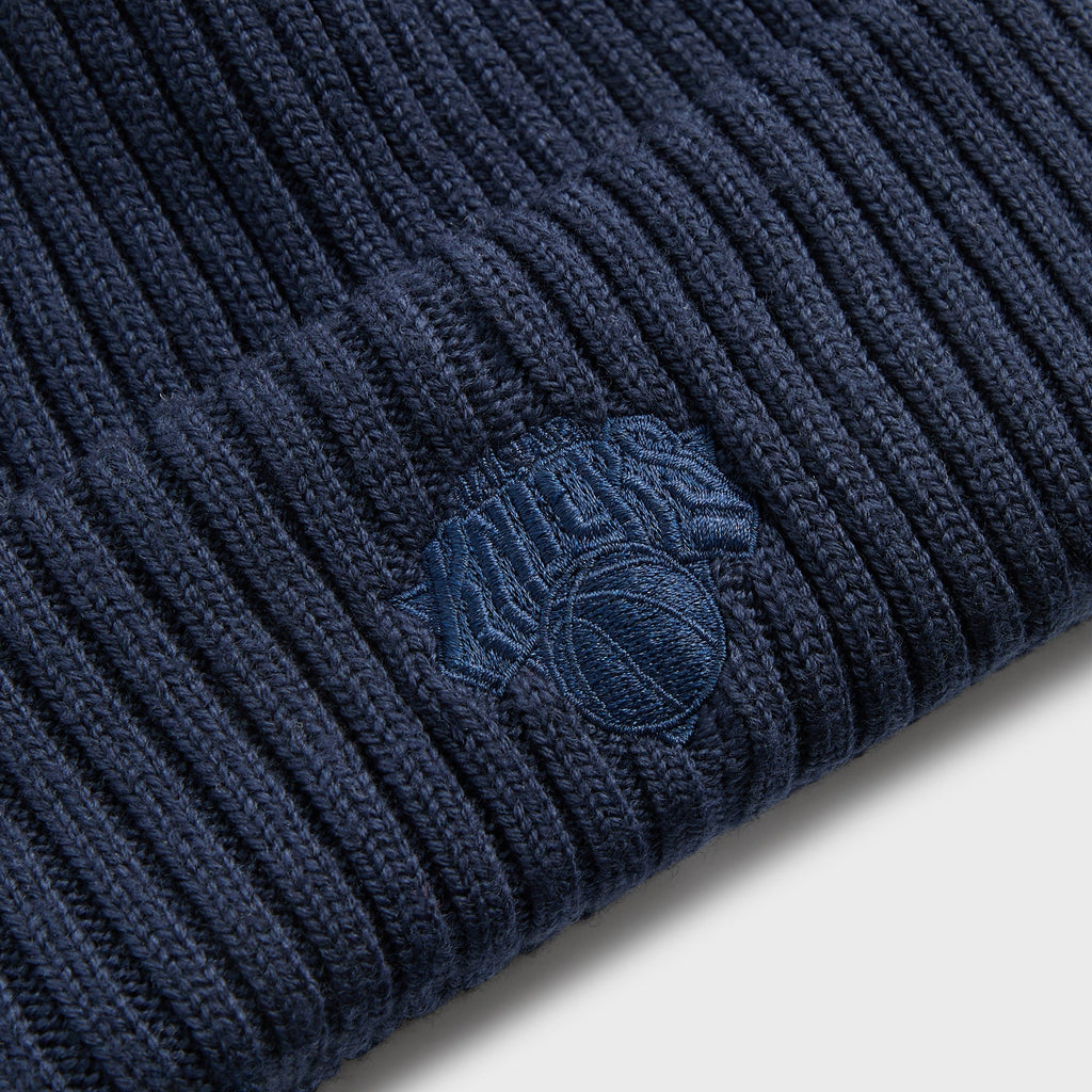 Kith for the New York Knicks Superman Logo Beanie - Nocturnal