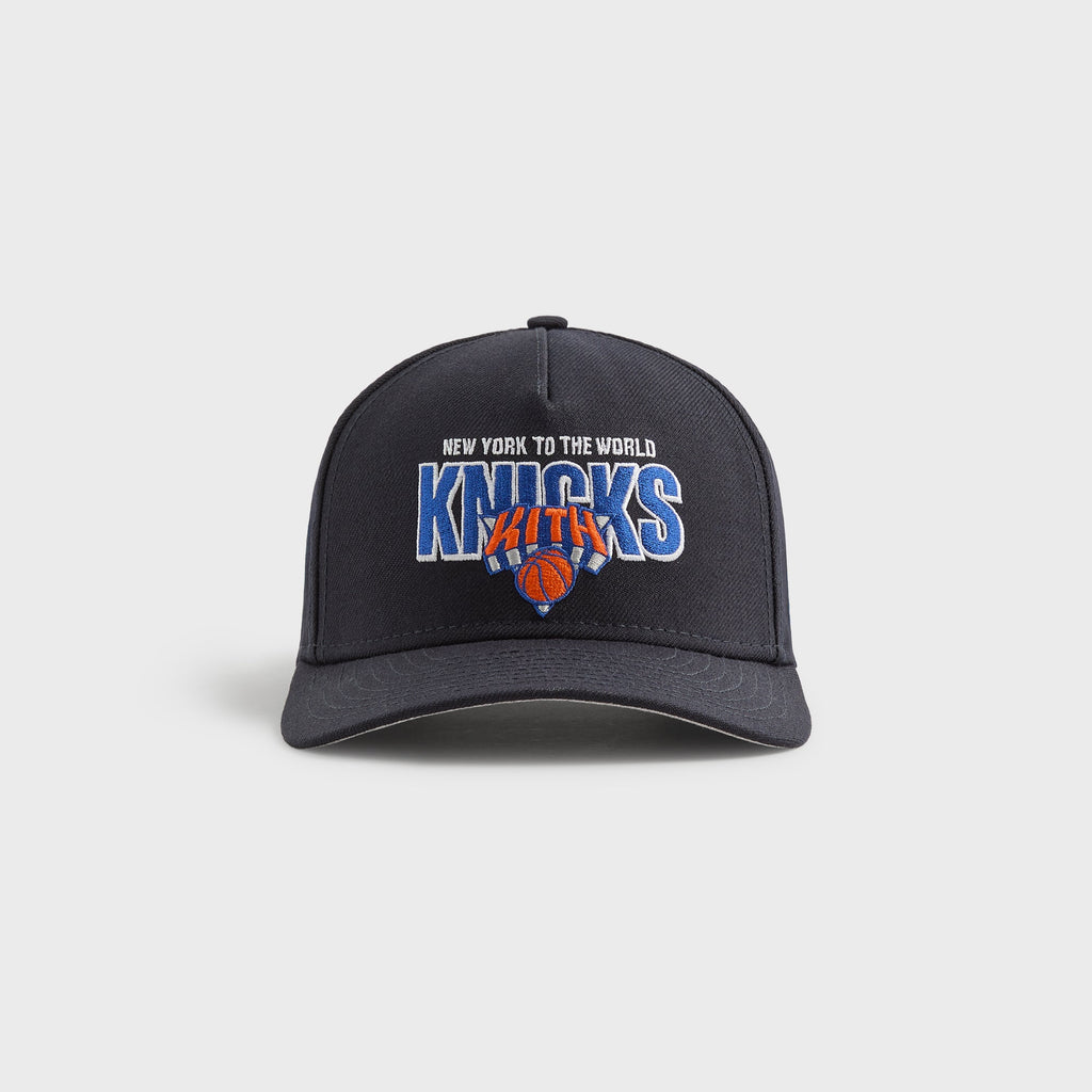Kith & New Era for the New York Knicks Wool 9FORTY M Crown Snapback - Nocturnal