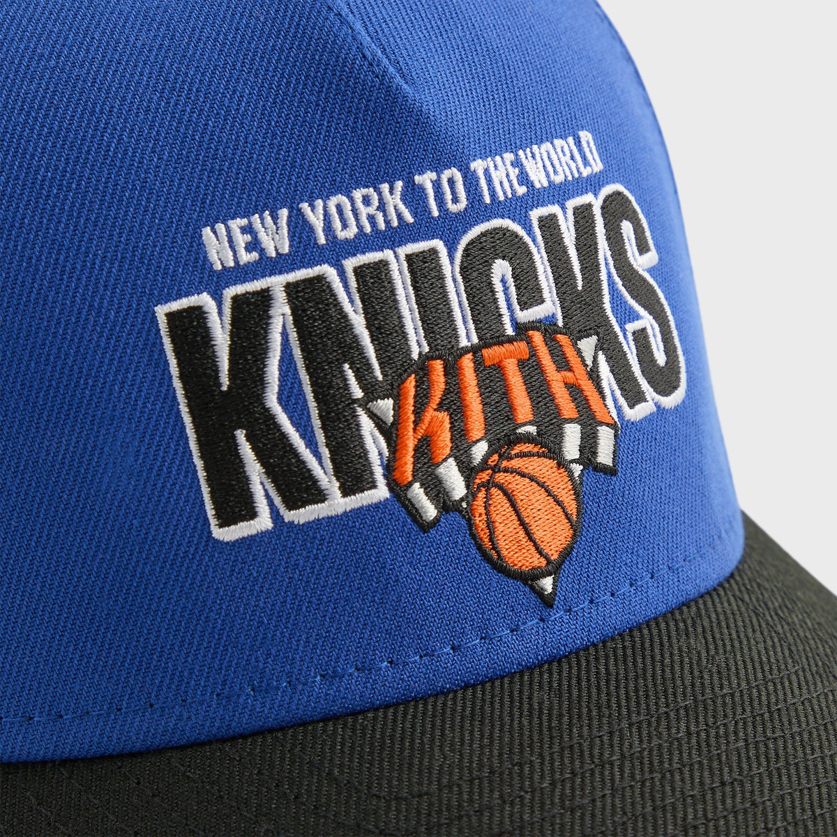 Kith & New Era for the New York Knicks Wool 9FORTY M Crown Snapback - Royal