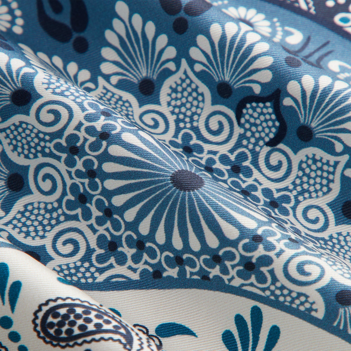 Kith Printed Mandala Silk Scarf - Novel
