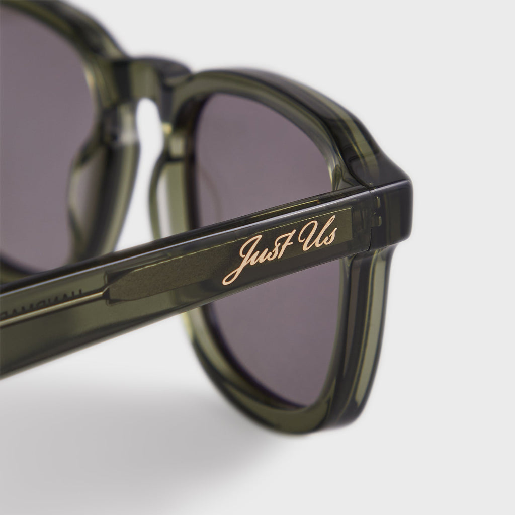 Kith Napeague Sunglasses - Green Crystal / Grey