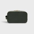 Kith Monogram Leather Dopp Kit - Equestrian