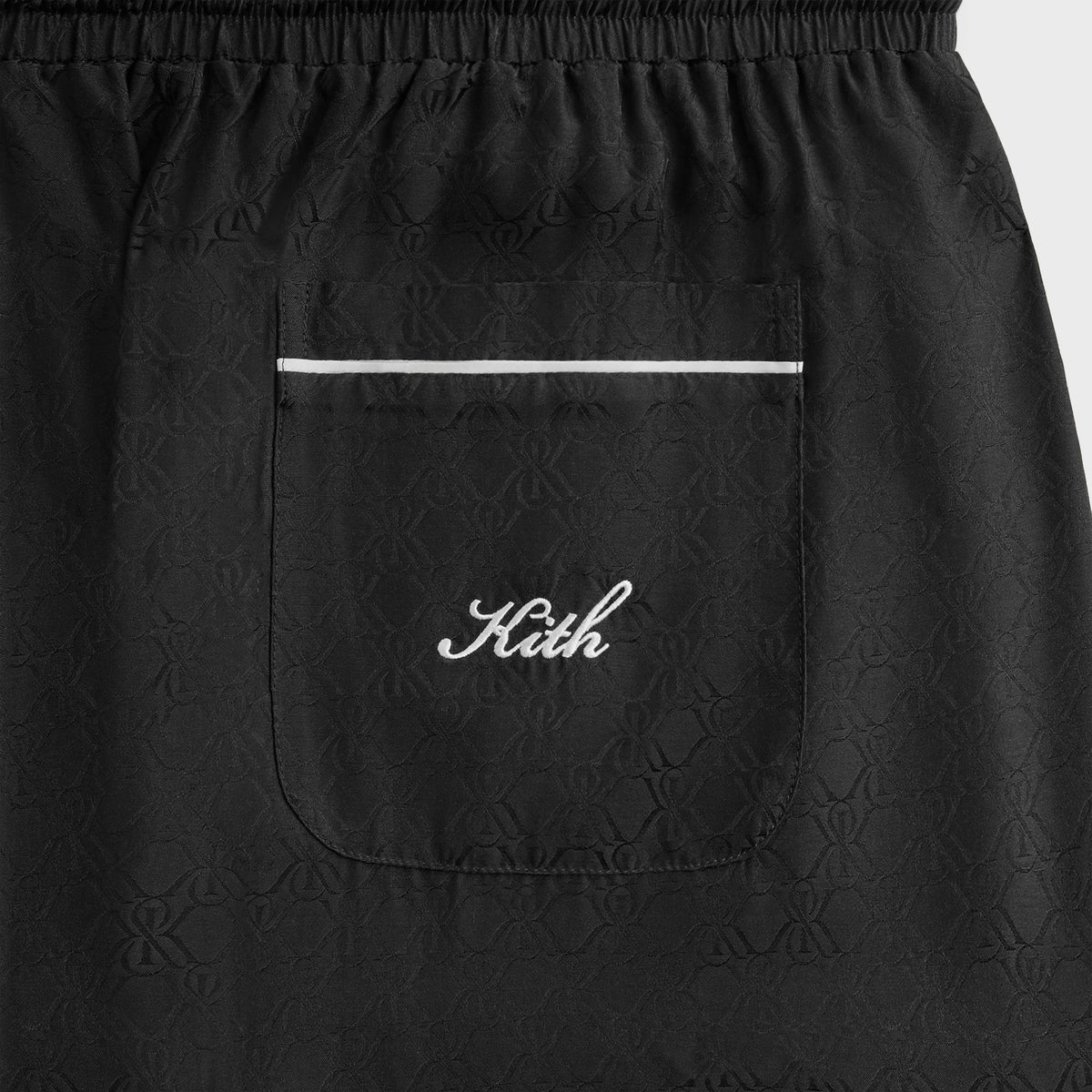 Kith Crest Monogram Pajama Set - Black