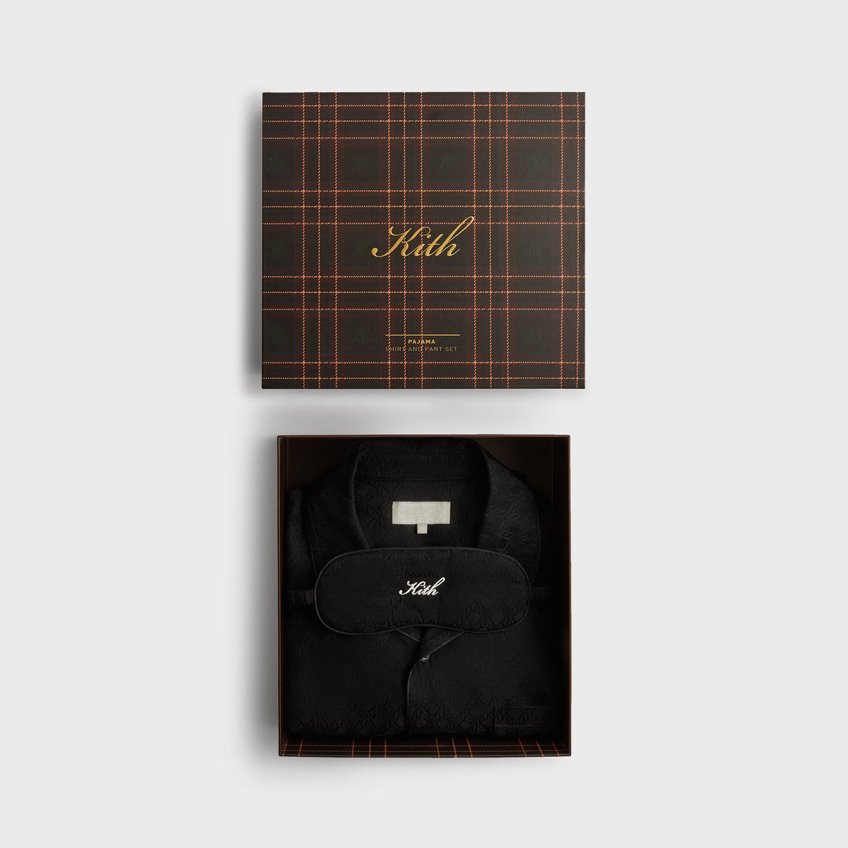 Kith Crest Monogram Pajama Set - Black