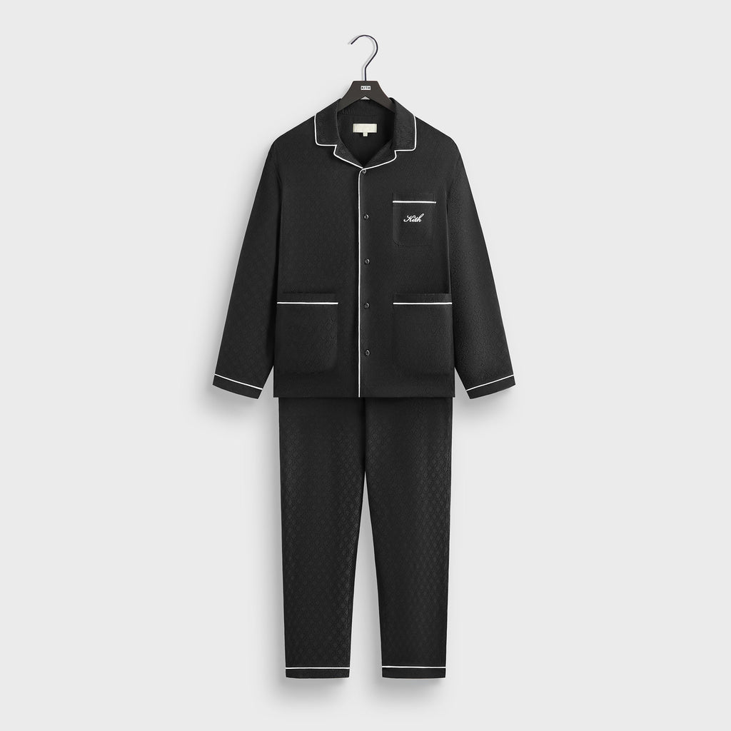 Kith Crest Monogram Pajama Set - Black