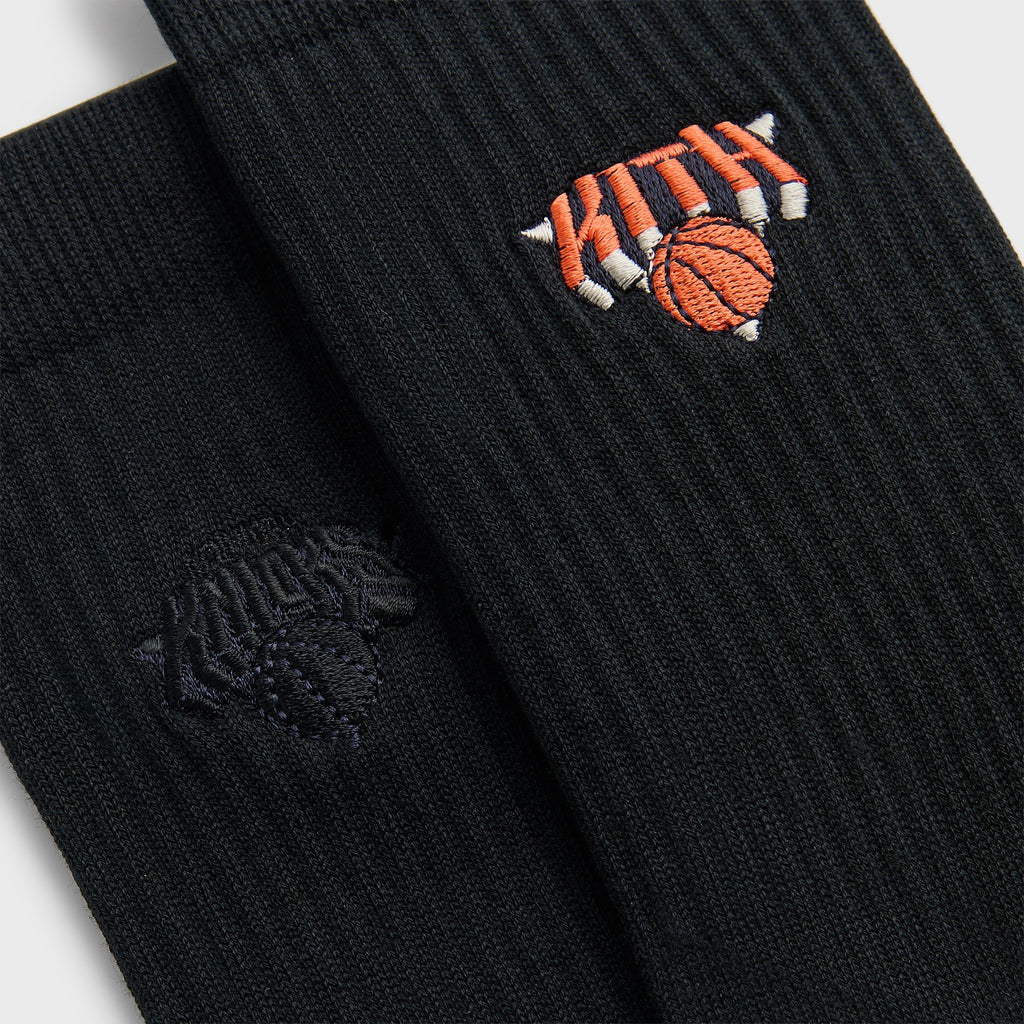 Kith for the New York Knicks Superman Logo Socks - Black