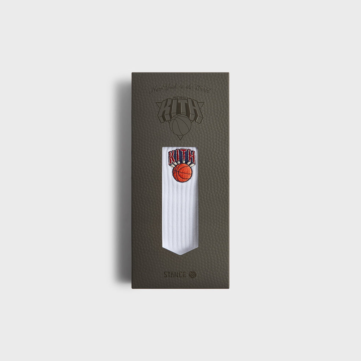 Kith for the New York Knicks Retro Logo Socks - White