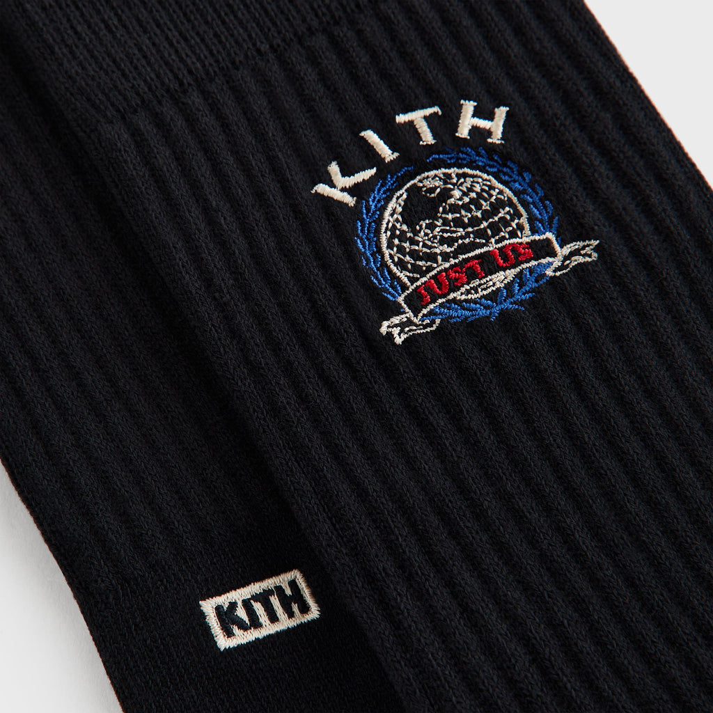 Kith 3-Pack Just Us Cotton Crew Socks - Multi