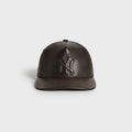 Giorgio Armani & Ronnie Fieg for '47 Soft Leather SL Hitch Cap - Cacao