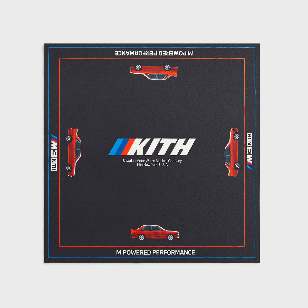 Kith for BMW Silk Bandana - Black