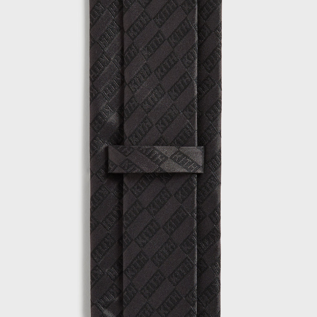 Kith Jacquard Classic Logo Tie - Black