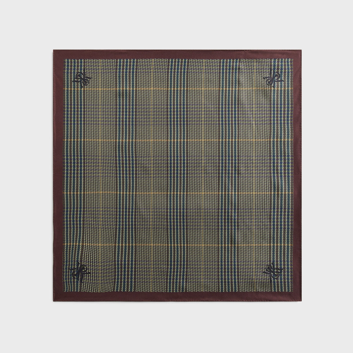 Kith Printed Silk Scarf - Kindling