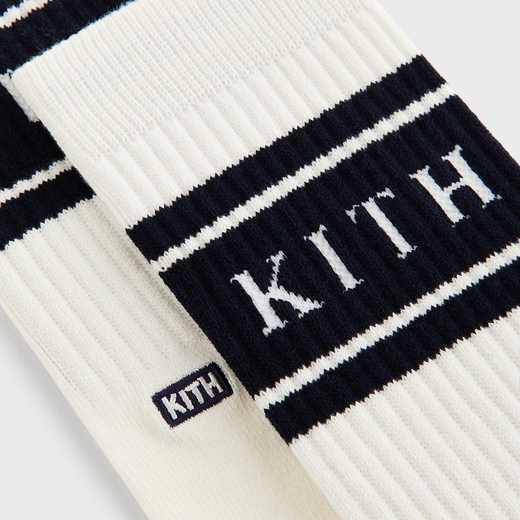 Kith 3-Pack Variegated Stripe Crew Socks - Multi