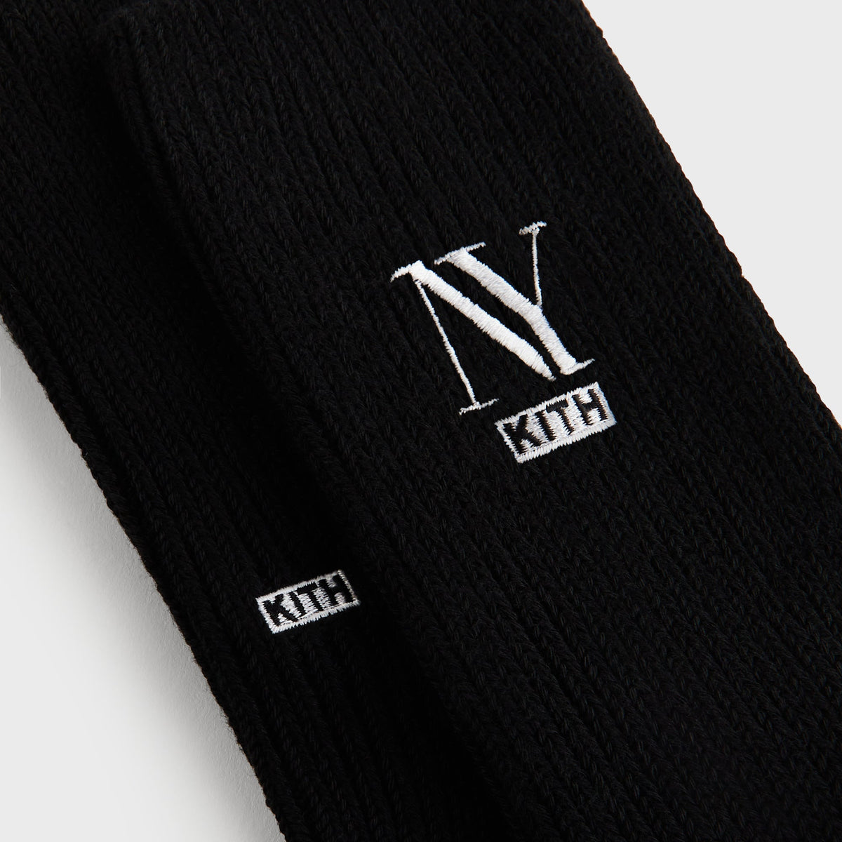 Kith NY Cotton Slouchy Crew Socks - Black