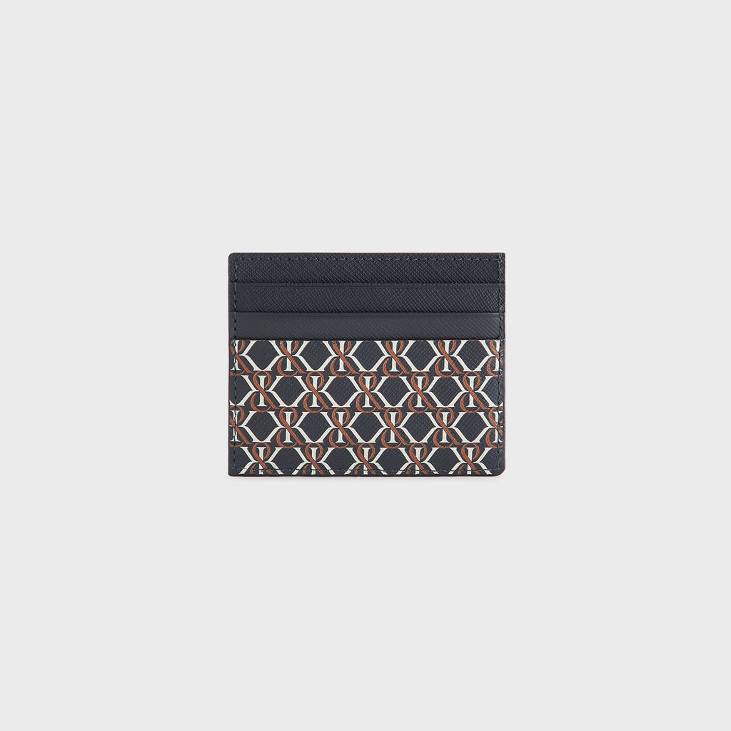 Kith Printed Monogram Card Holder - Nocturnal