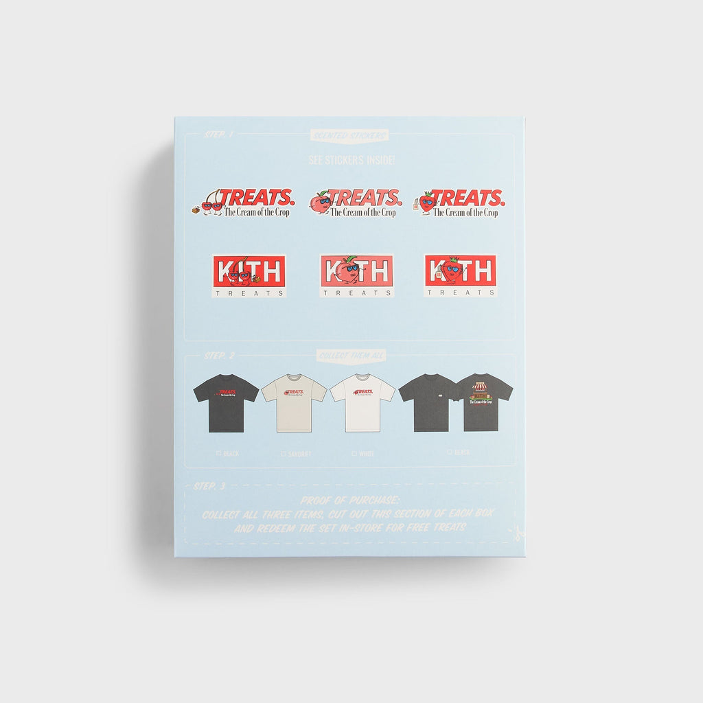 Kith Treats Peach Classic Logo Tee - Sandrift