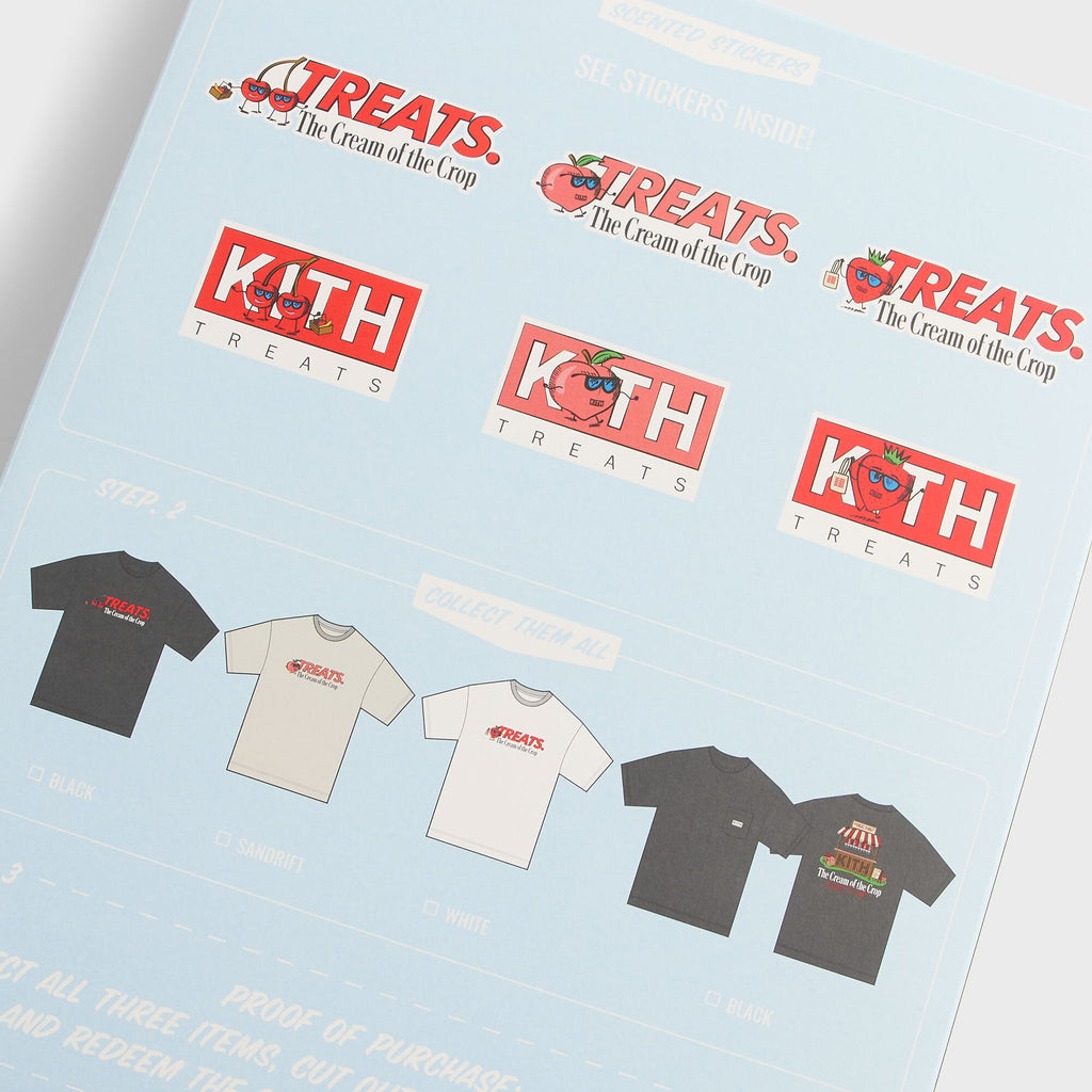 Kith Treats Peach Classic Logo Tee - Sandrift