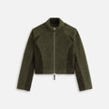 Kith Women Daelyn Sherpa Track Zip - Cypress