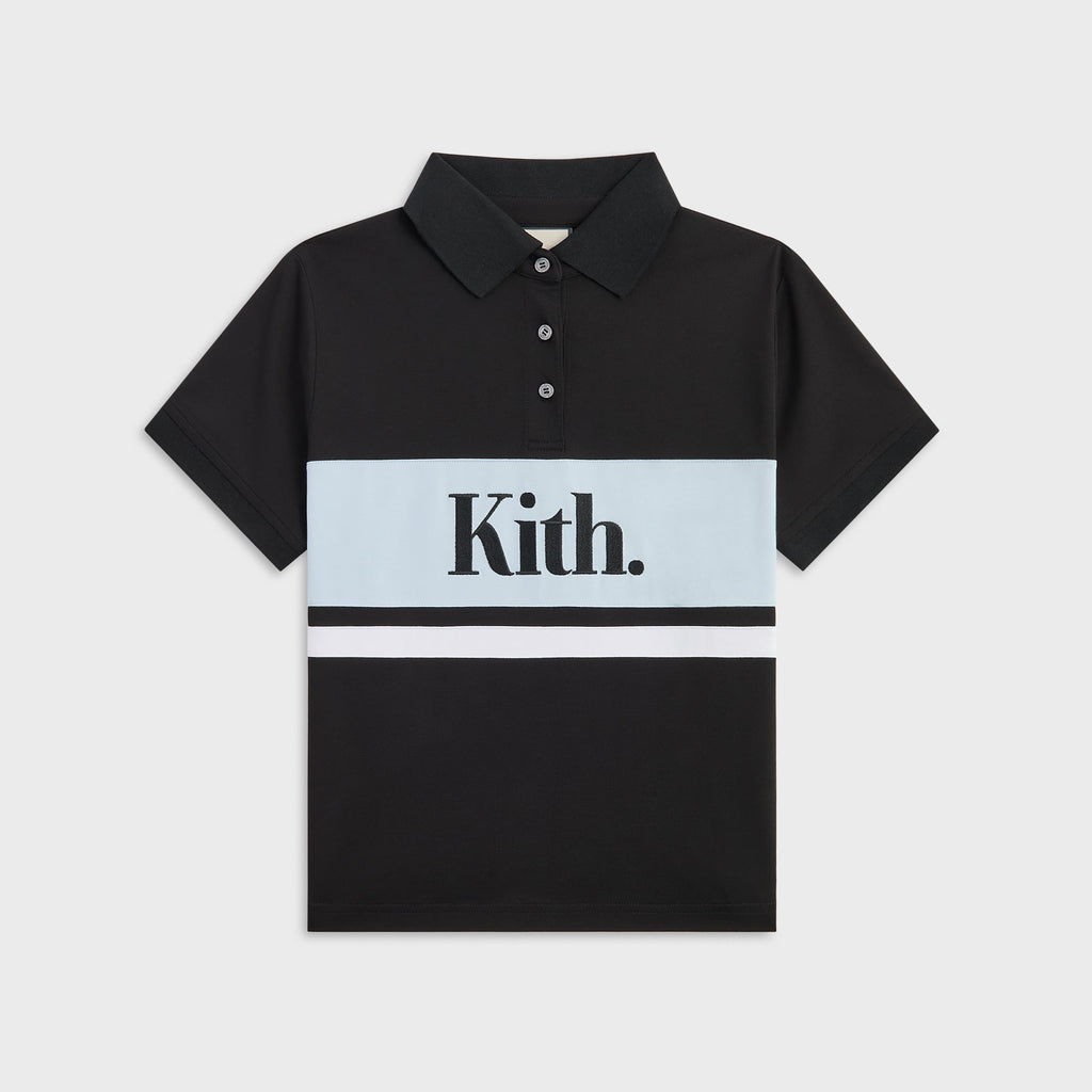 Kith Women Breda Paneled Polo - Black