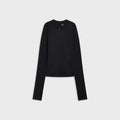 Kith Women Nori Quarter Zip Long Sleeve - Black
