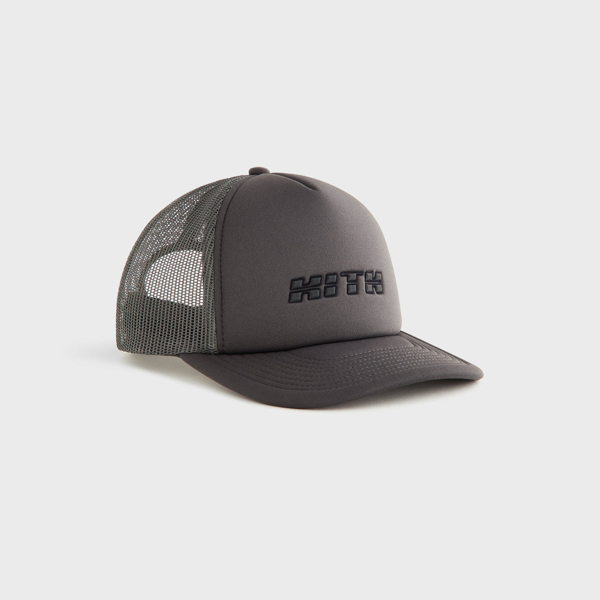 Kith Women Italic Logo Nolan Trucker Cap - Void