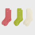 Kith Women Script Classic Crew Sock 3-Pack - Multi