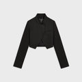 Kith Women Keshi Cropped Blazer - Black