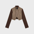 Kith Women Keshi Cropped Blazer - Incognito