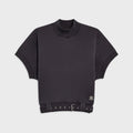 Kith Women Opal Moto Dolman Short Sleeve - Black