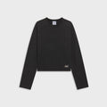 Kith Women Shrunken Jay Long Sleeve Tee - Black