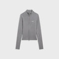 Kith Women Ina Sweater Track Zip - Cool Heather Grey