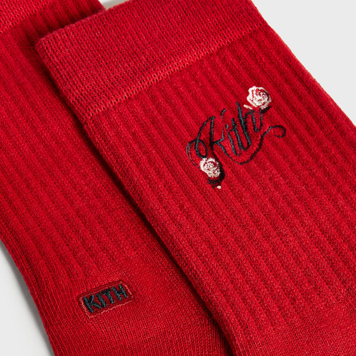 Kith Women Cotton 3-Pack Graphic Classic Mid Crew Socks - Multi