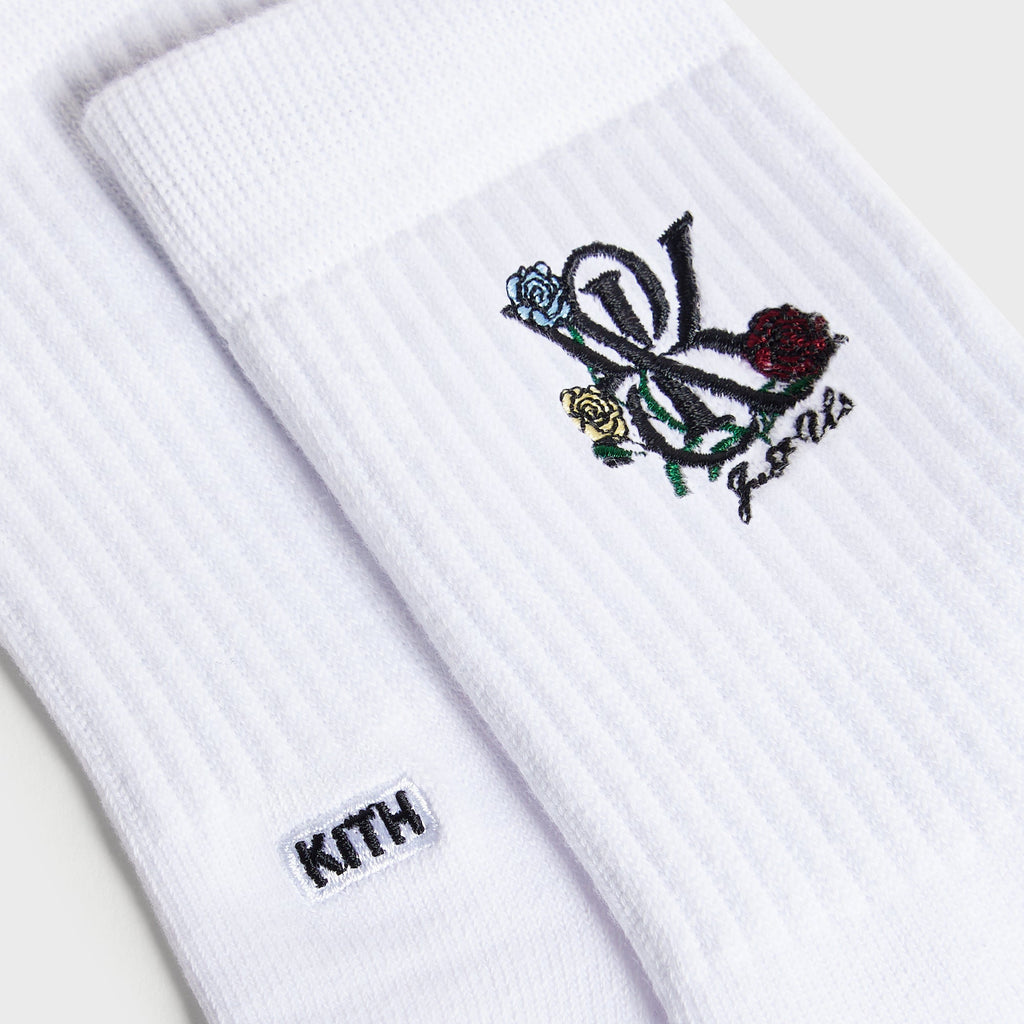 Kith Women Cotton 3-Pack Graphic Classic Mid Crew Socks - Multi