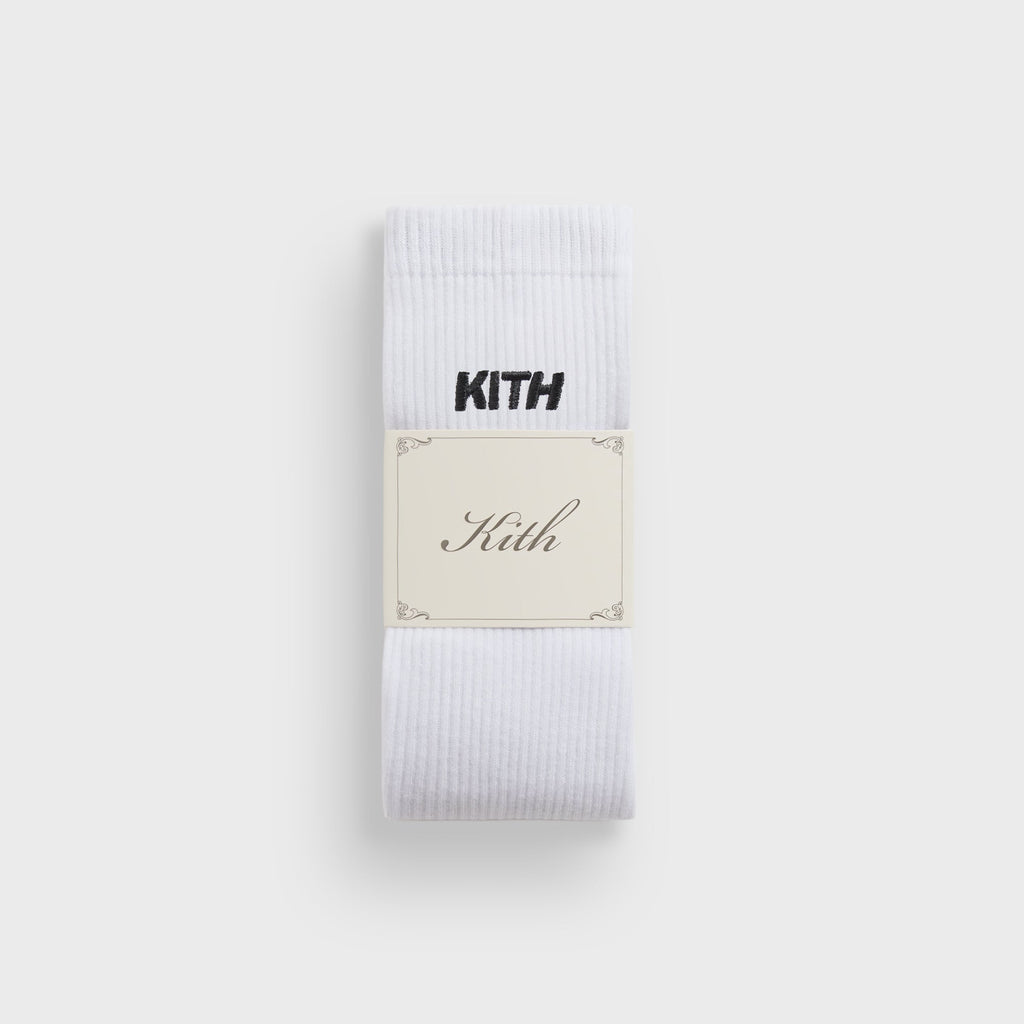 Kith Women Classic Knee High Pilates Socks - White
