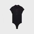Kith Women Rose Polo Bodysuit - Black