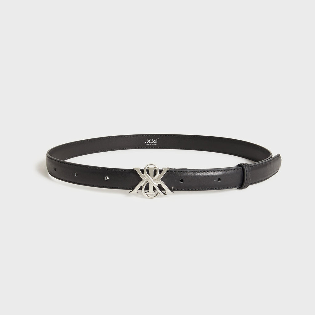 Kith Women Leather Crest Belt - Black