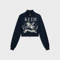 Kith Women Cropped Wyler Full Zip Pegasus Sweater - Placid
