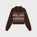 Kith Women Selma Kith & Kin Cropped Polo - Incognito