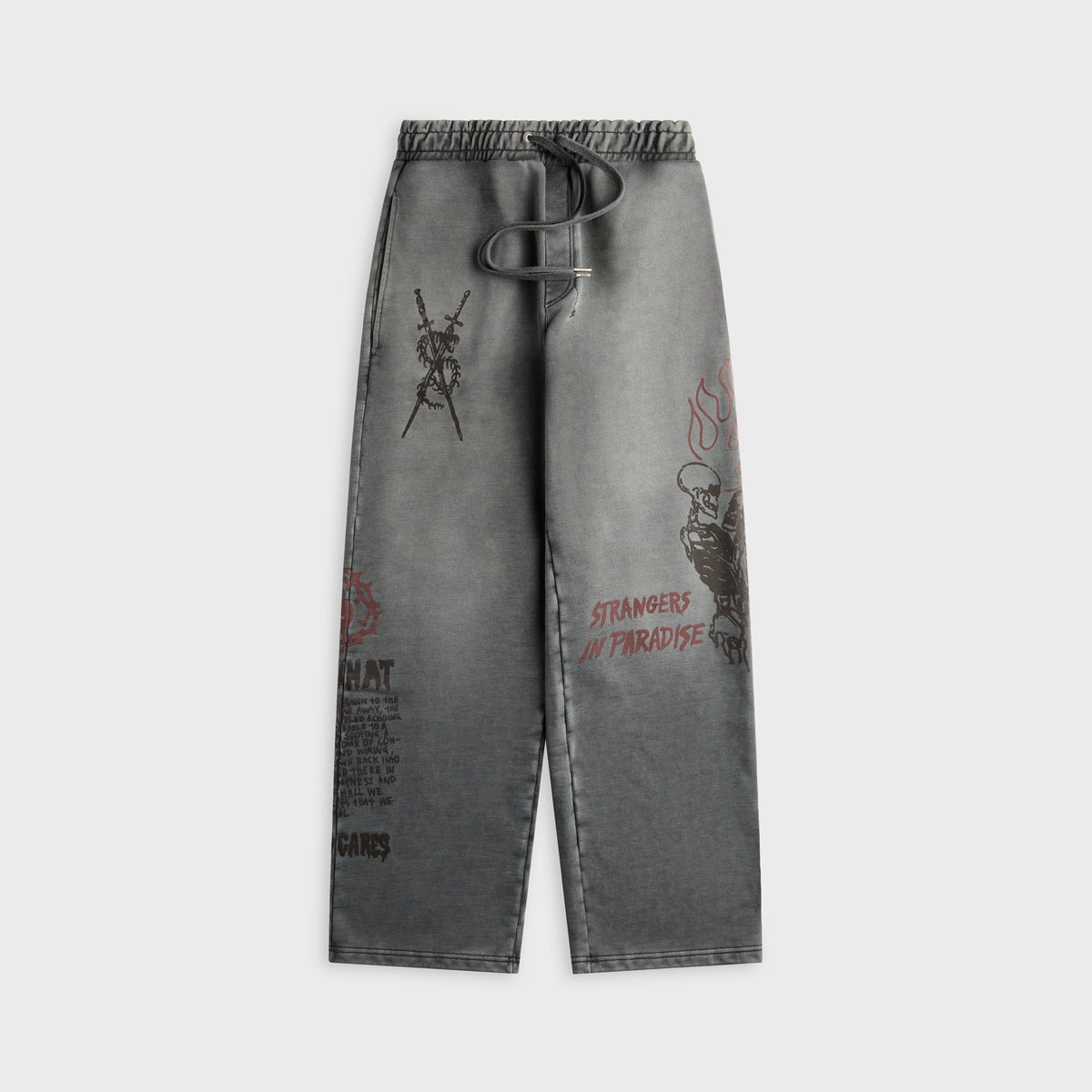 Ksubi Skool Tunnel Trak Pant - Charcoal Fade
