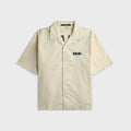 Ksubi Royalty Diner Short Sleeve Krete Stripe Shirt - Grey