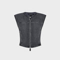 Ksubi Fate Top - Glitch Grey