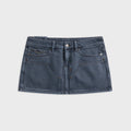Ksubi Micro Mini Skirt - Exposed Mirage Blue