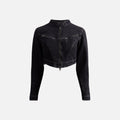 Ksubi Paradigm Crop Jacket - Midnight